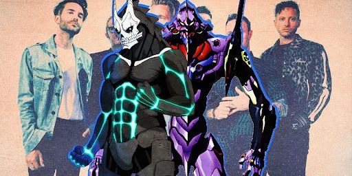 Japanese anime Kaiju No. 8 opening theme song "Abyss" by singer YUNGBLUD. Japanese anime Neon Genesis Evangelion started using Western music in the anime since the 90's.